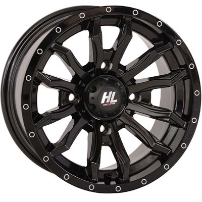 14x7 4/137 4+3 (+10mm) High Lifter HL21 Wheel - Gloss Black